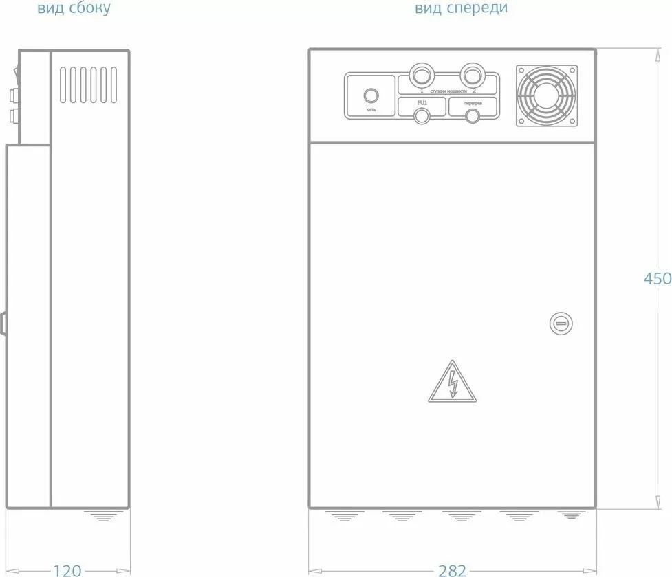 Шкаф автоматики и управления 7,5 кВт для водонагревателей